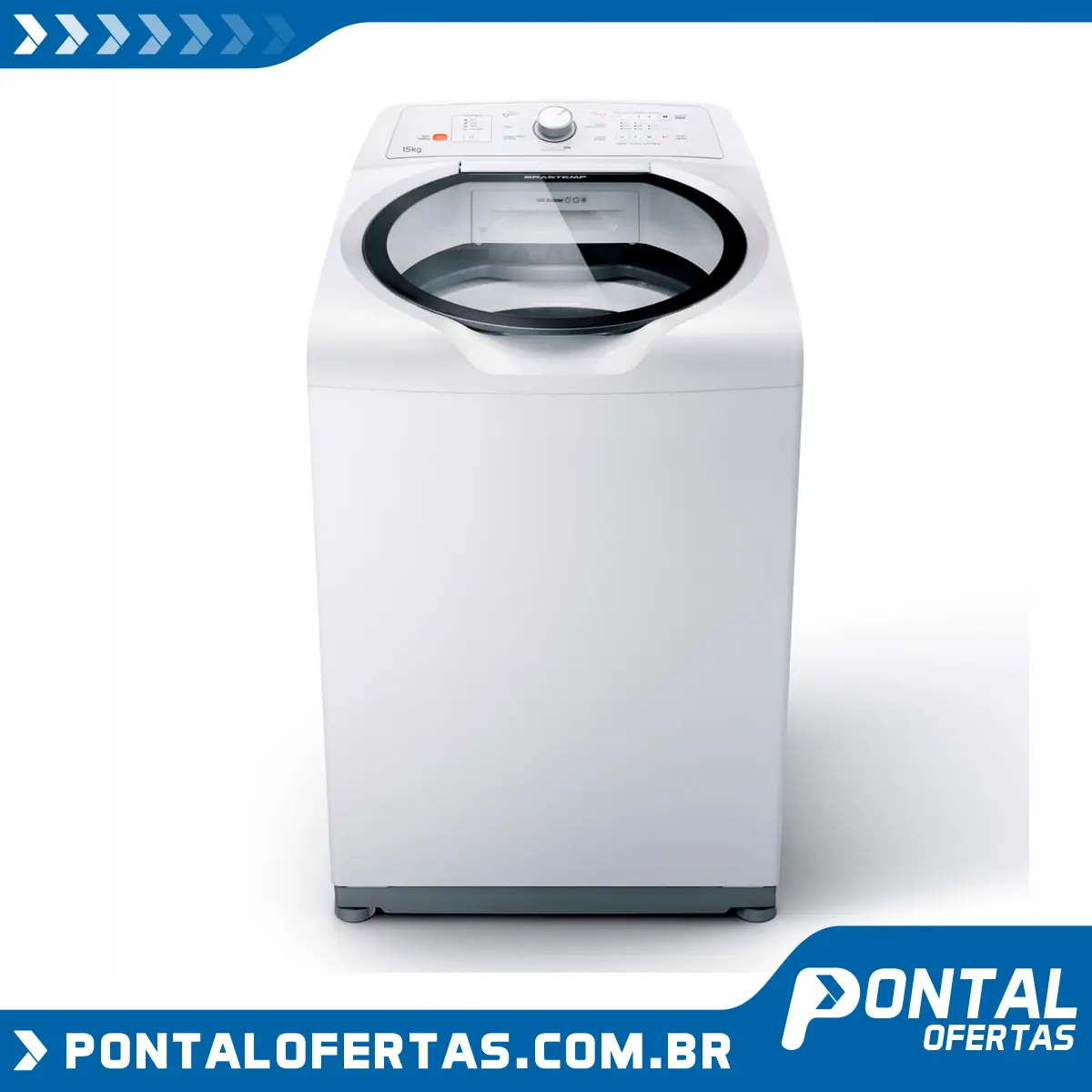 Máquina de Lavar Brastemp 15kg com Ciclo Edredom Especial e Enxágue Anti-Alérgico Máquina de Lavar Brastemp 15kg com Ciclo Edredom Especial e Enxágue Anti-Alérgico