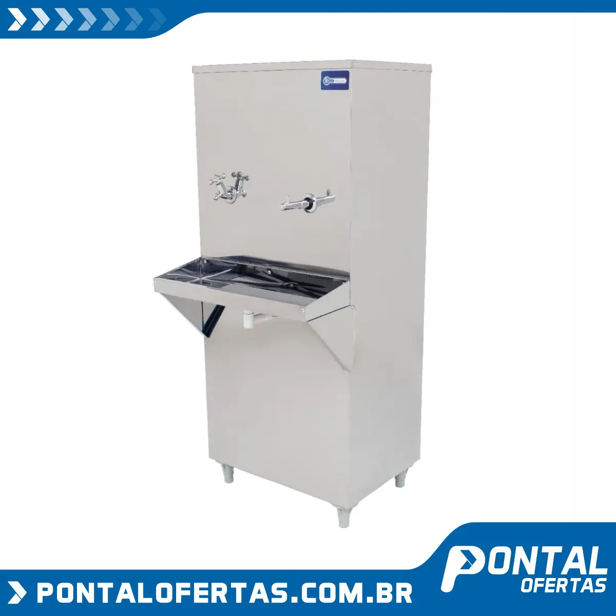 Bebedouro industrial refrigerado 50l kit instalação Gelada 220V Bebedouro industrial refrigerado 50l kit instalação Gelada 220V