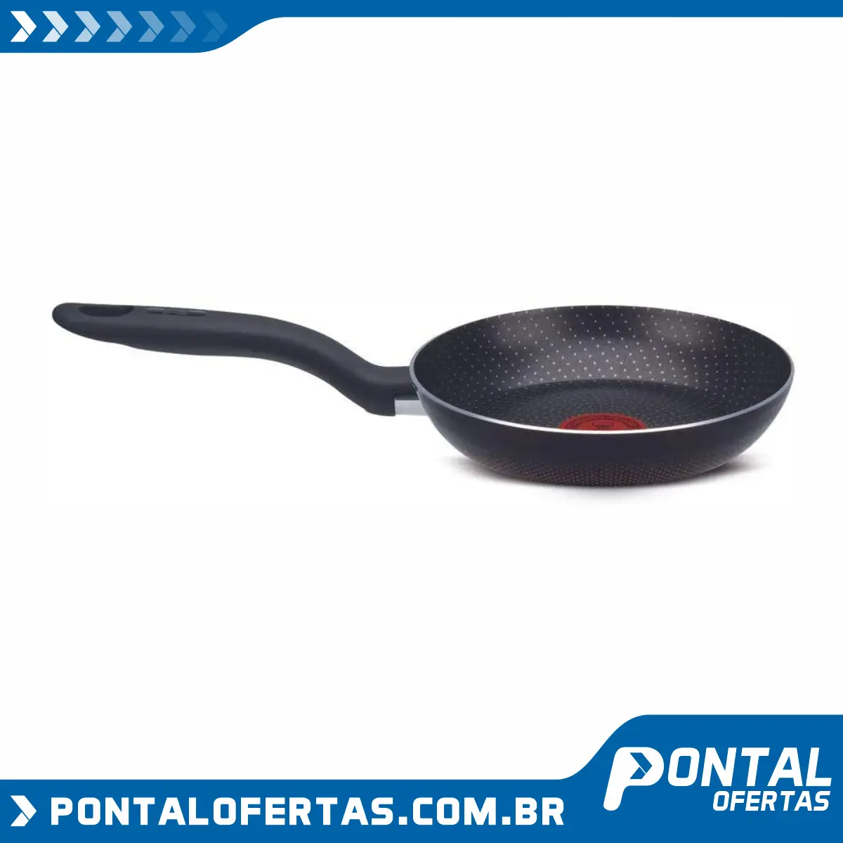 Frigideira Rochedo Inova 20 cm, Preto com Detalhes Cobre Frigideira Rochedo Inova 20 cm, Preto com Detalhes Cobre