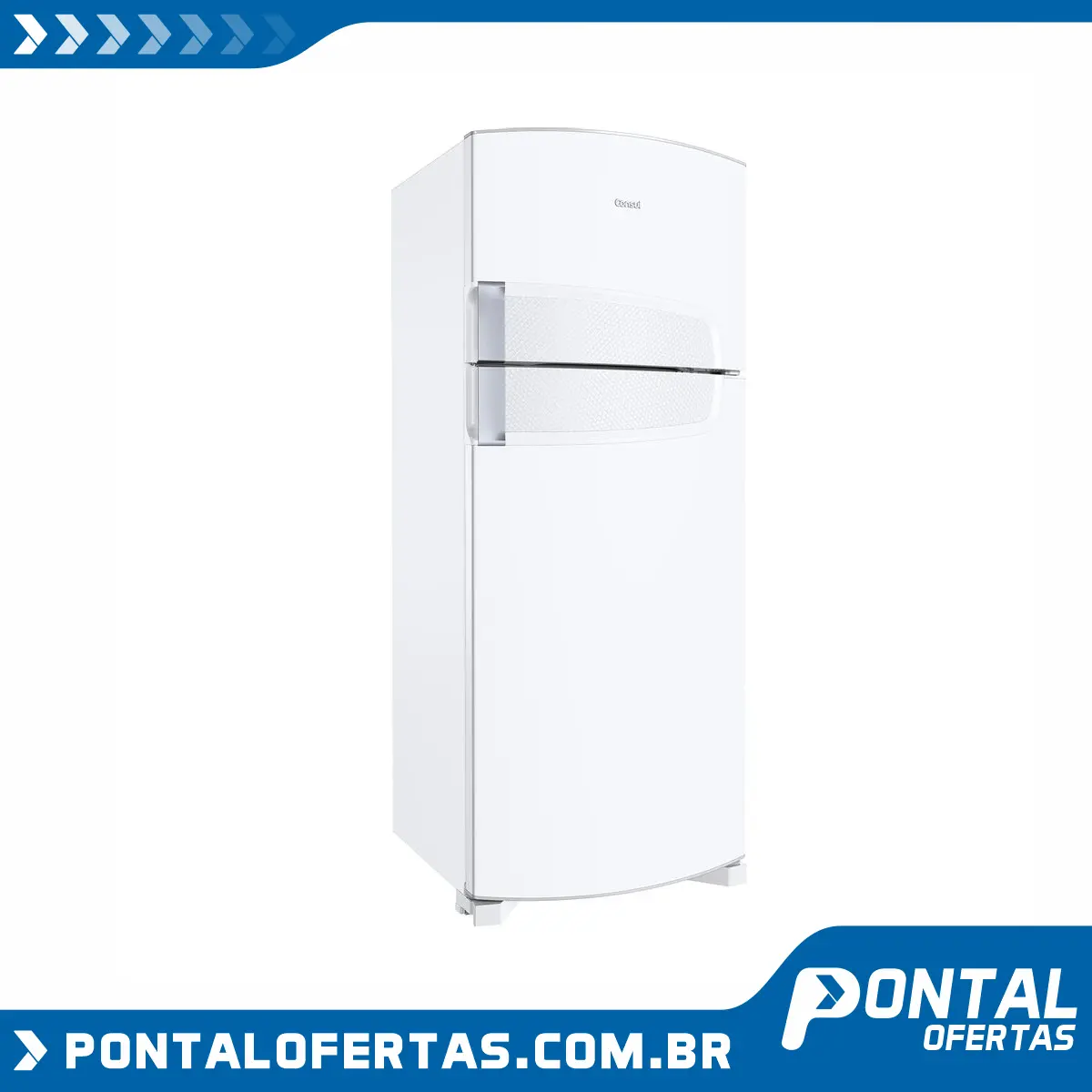Geladeira Consul Cycle Defrost Duplex 450 litros Branca com Prateleiras de Vidro Geladeira Consul Cycle Defrost Duplex 450 litros Branca com Prateleiras de Vidro