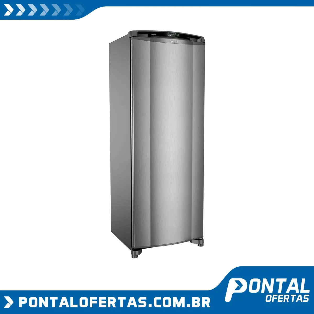 Geladeira Consul Frost Free 342 litros cor Inox com Gavetão Hortifruti Geladeira Consul Frost Free 342 litros cor Inox com Gavetão Hortifruti