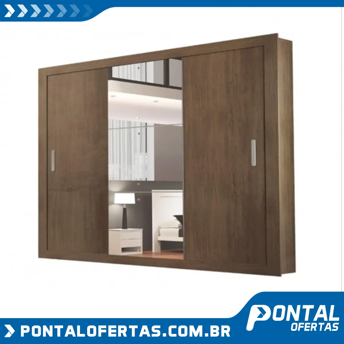 Guarda Roupa Casal 3 Espelhos 3 Portas de Correr 4 Gavetas Gênesis Espresso Móveis Café Guarda Roupa Casal 3 Espelhos 3 Portas de Correr 4 Gavetas Gênesis Espresso Móveis Café