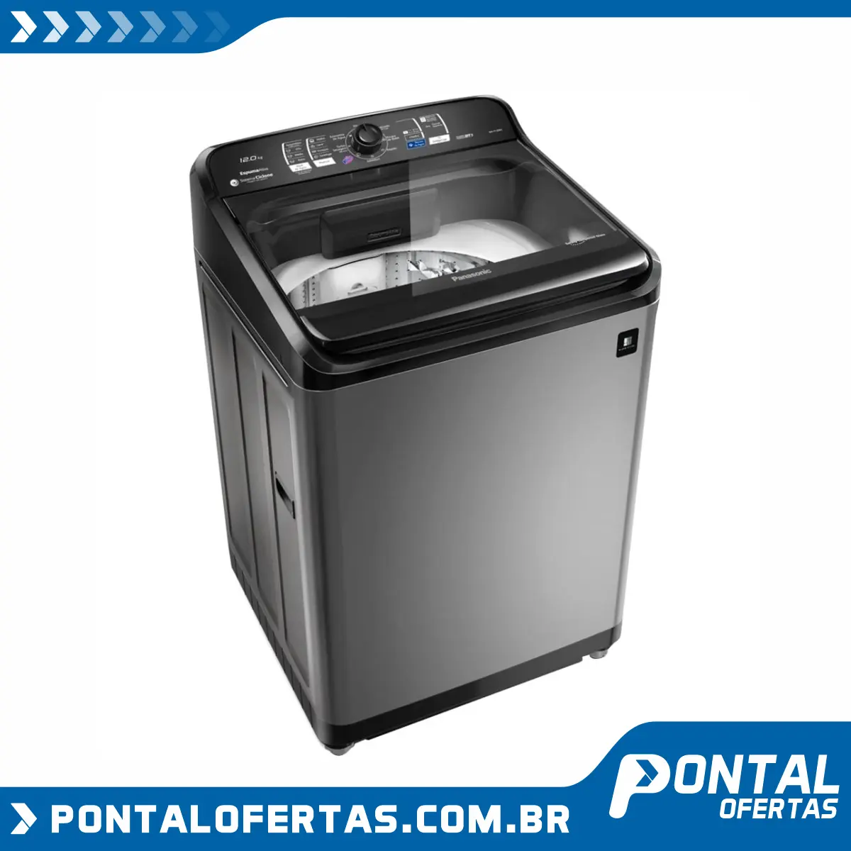 Máquina De Lavar Panasonic NA-F120B1TA 12kg 110v Máquina De Lavar Panasonic NA-F120B1TA 12kg 110v
