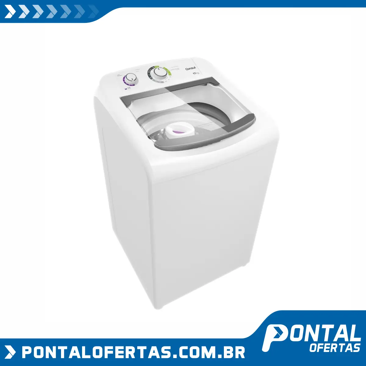 Máquina de Lavar Consul 11kg Dosagem Extra Econômica e Ciclo Edredom - CWH11BB Máquina de Lavar Consul 11kg Dosagem Extra Econômica e Ciclo Edredom - CWH11BB