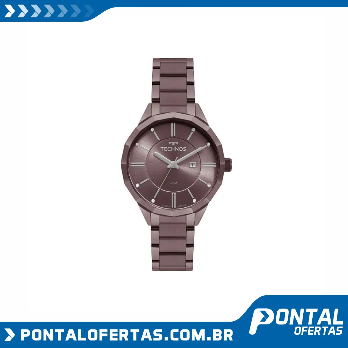Relógio Technos Trend Feminino Roxo Analógico 2015CCN/4G Relógio Technos Trend Feminino Roxo Analógico 2015CCN/4G