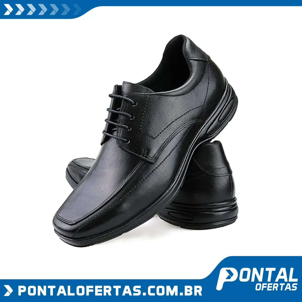 Sapato Social Conforto em Couro Neway Masculino Sapato Social Conforto em Couro Neway Masculino
