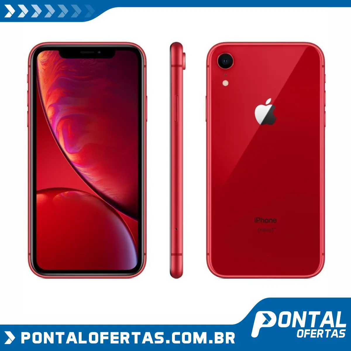 iPhone XR 64GB Vermelho Desbloqueado iOS 12 4G Câmera 12MP - Apple iPhone XR 64GB Vermelho Desbloqueado iOS 12 4G Câmera 12MP - Apple