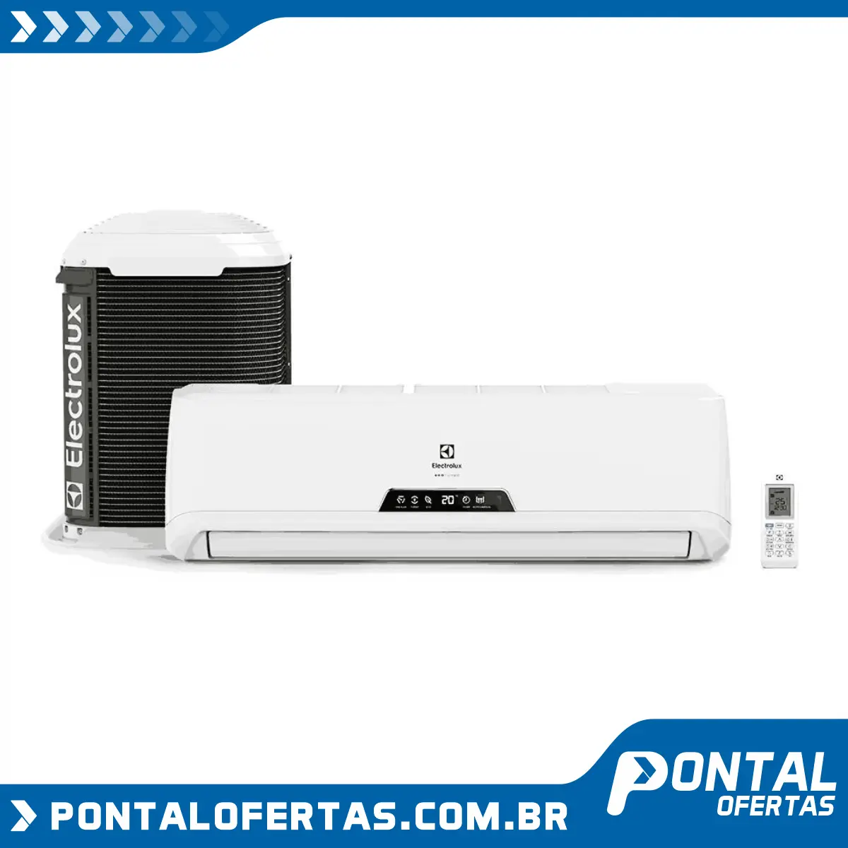 Ar Condicionado Split Electrolux Ecoturbo 9000 BTUs Frio 220V Ar Condicionado Split Electrolux Ecoturbo 9000 BTUs Frio 220V
