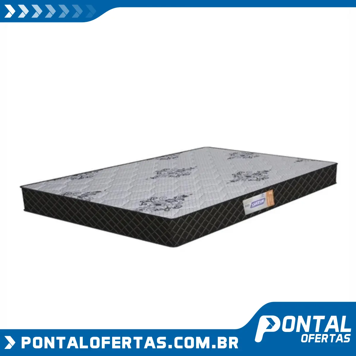 Colchão Gazin Casal Espuma D33 Supreme 138 x 188 x 15 Preto Colchão Gazin Casal Espuma D33 Supreme 138 x 188 x 15 Preto
