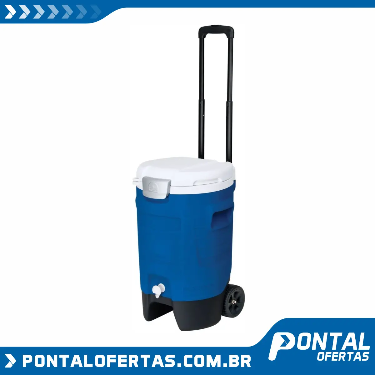 Galão térmico Igloo Sport 5 de 18,9 litros com rodinhas Galão térmico Igloo Sport 5 de 18,9 litros com rodinhas