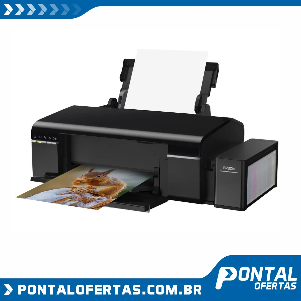 Impressora Epson EcoTank L805 - Jato de Tinta Wi-Fi Colorida USB Impressora Epson EcoTank L805 - Jato de Tinta Wi-Fi Colorida USB