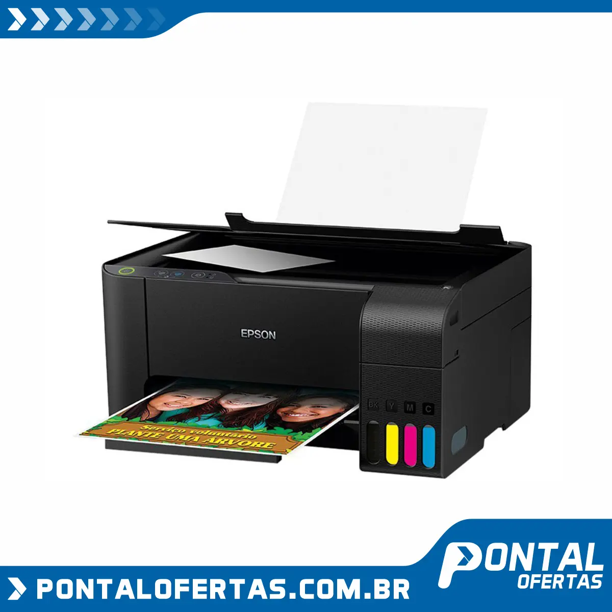 Impressora Multifuncional Epson EcoTank L3110 - Tanque de Tinta Colorida USB Impressora Multifuncional Epson EcoTank L3110 - Tanque de Tinta Colorida USB