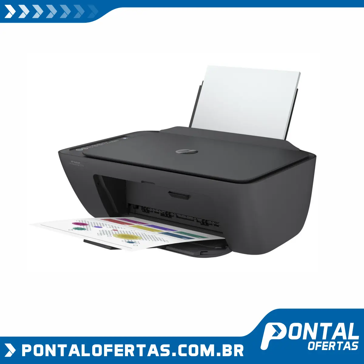 Impressora Multifuncional HP Deskjet Ink Advantage - 2774 Jato de Tinta Colorida Wi-Fi USB Impressora Multifuncional HP Deskjet Ink Advantage - 2774 Jato de Tinta Colorida Wi-Fi USB