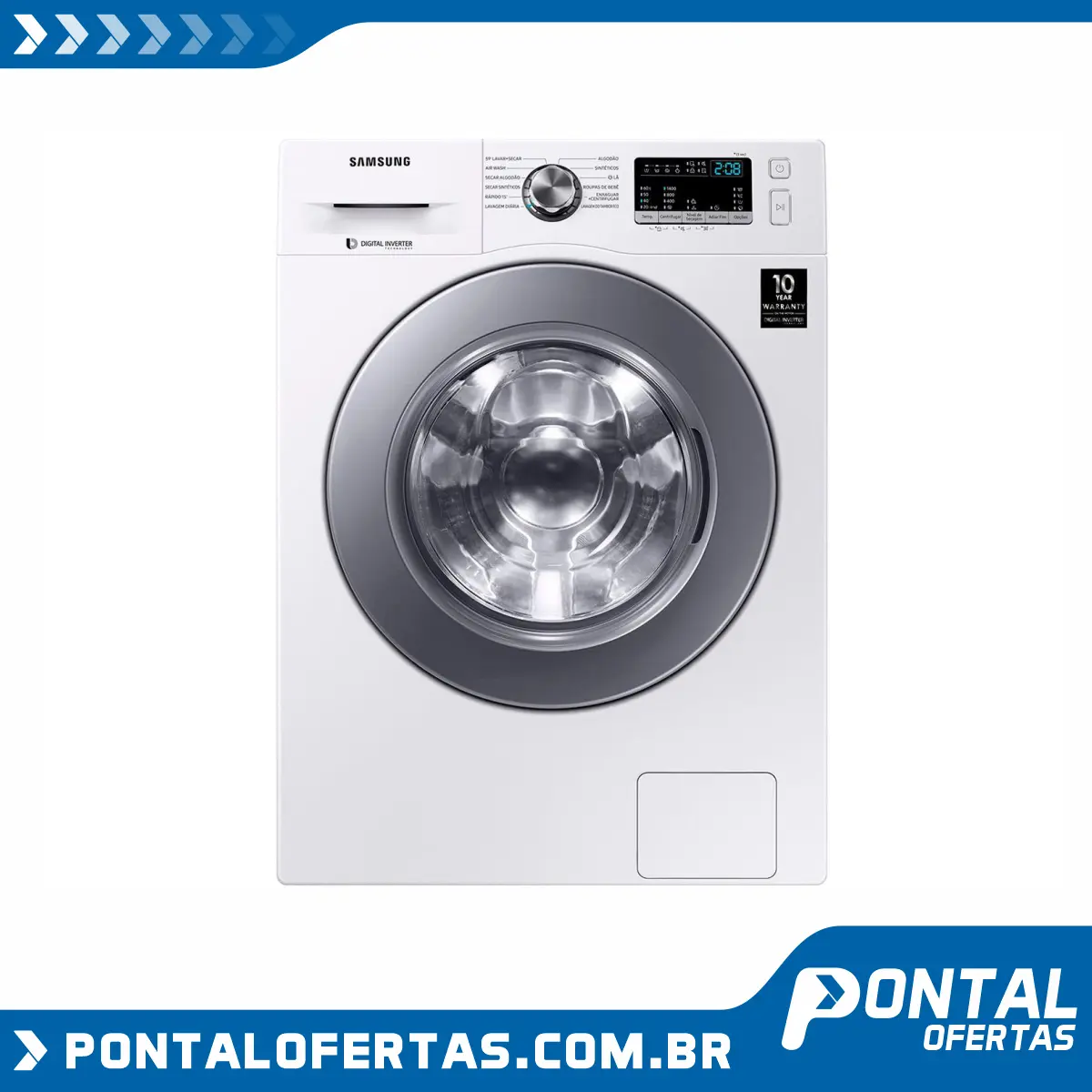 Lava e Seca Samsung 11kg Branca WD4000 - 12 Programas de Lavagem Lava e Seca Samsung 11kg Branca WD4000 - 12 Programas de Lavagem