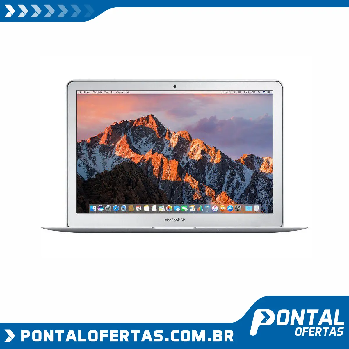 MacBook Air LED 13” Apple MQD32BZ/A Prata - Intel Core i5 8GB 128GB macOS Sierra MacBook Air LED 13” Apple MQD32BZ/A Prata - Intel Core i5 8GB 128GB macOS Sierra