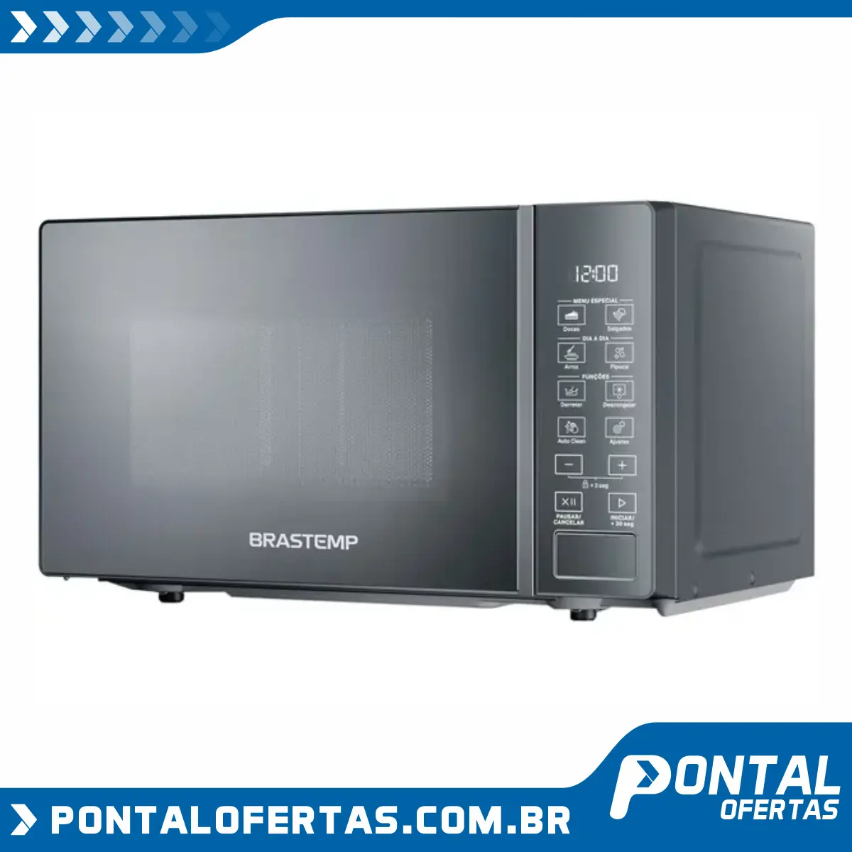 Micro-ondas Inox Brastemp 20L - BMS20 AR Micro-ondas Inox Brastemp 20L - BMS20 AR