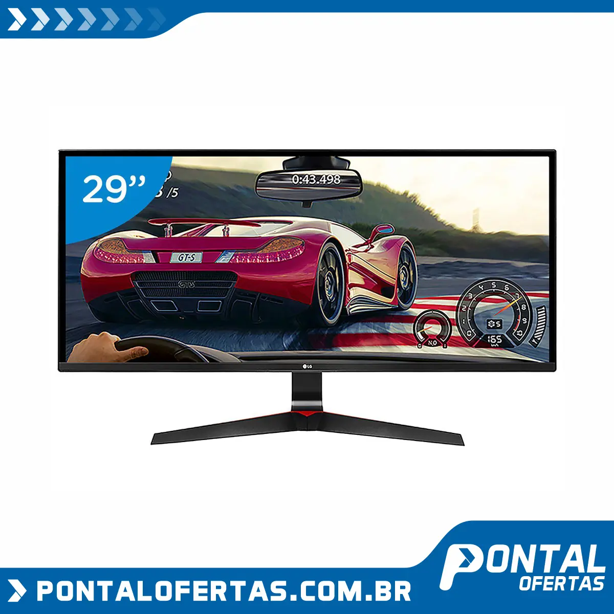 Monitor Gamer LG 29UM69G-BAWZ Pro Gamer - 29” LED Full HD UltraWide IPS HDMI 75kHz 1ms Monitor Gamer LG 29UM69G-BAWZ Pro Gamer - 29” LED Full HD UltraWide IPS HDMI 75kHz 1ms