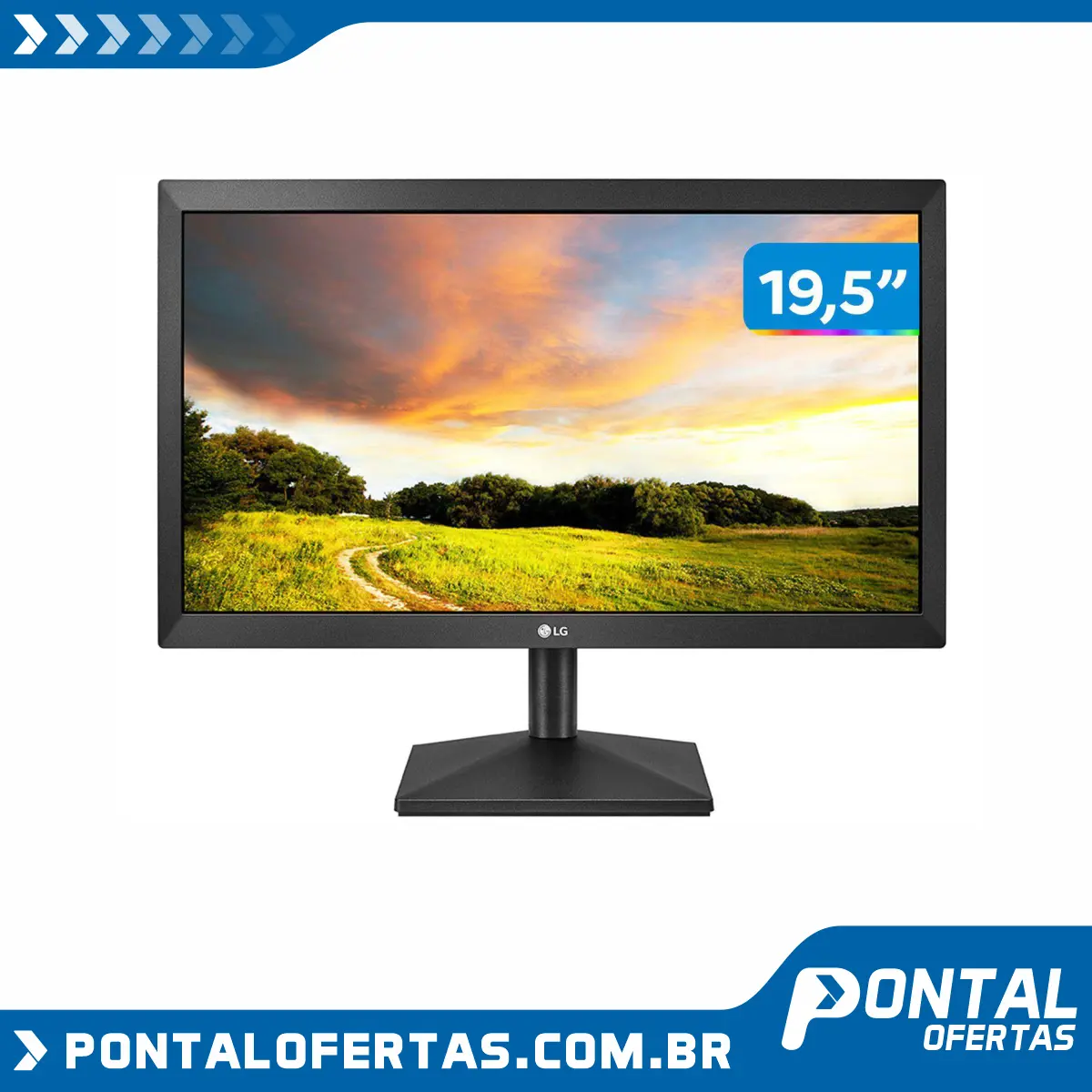 Monitor para PC LG 20MK400H-B.AWZ 19,5” LED - N Widescreen HD HDMI 2ms Monitor para PC LG 20MK400H-B.AWZ 19,5” LED - N Widescreen HD HDMI 2ms