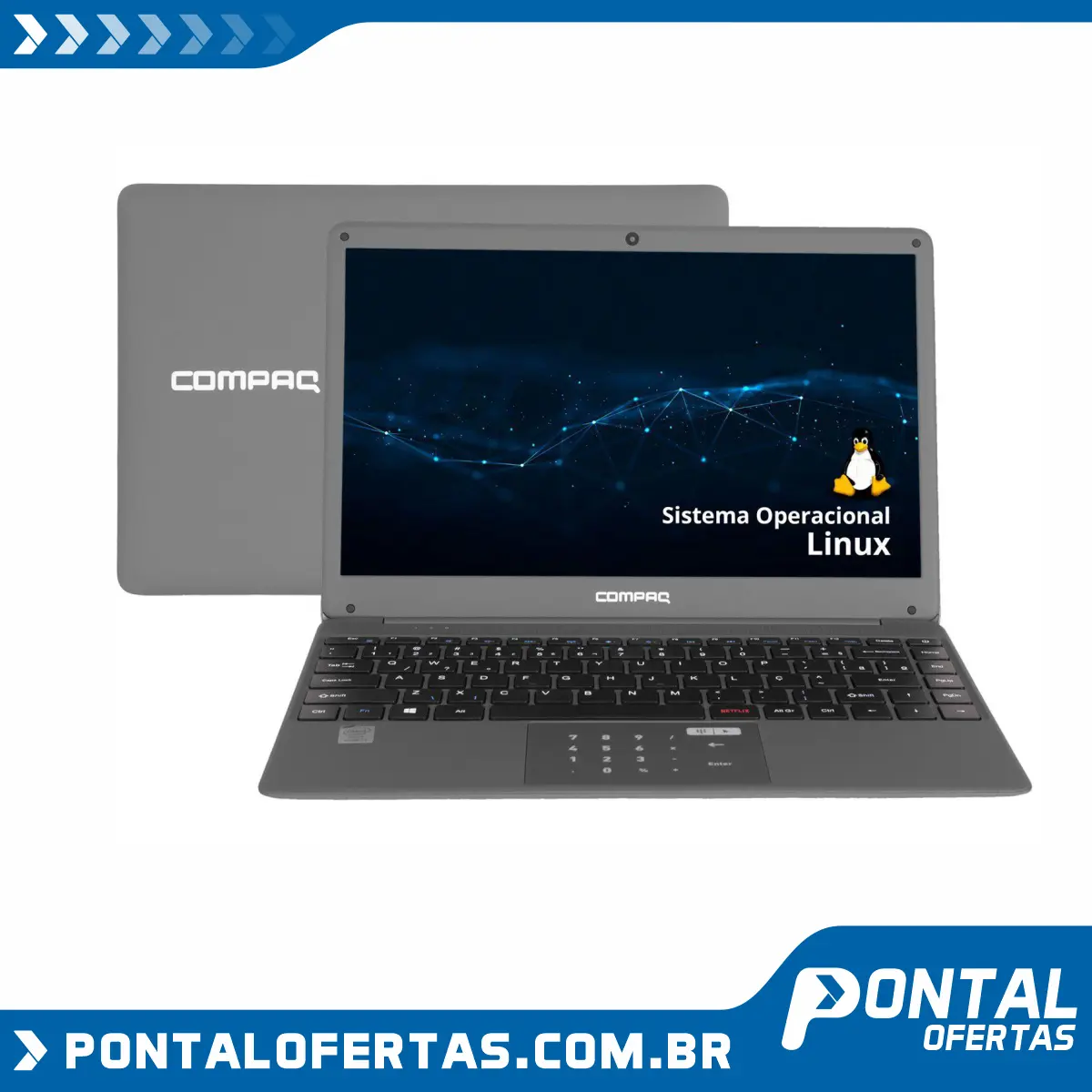Notebook Compaq Presario CQ-27 Intel Core i3 4GB - 240GB SSD 14,1” Linux Notebook Compaq Presario CQ-27 Intel Core i3 4GB - 240GB SSD 14,1” Linux