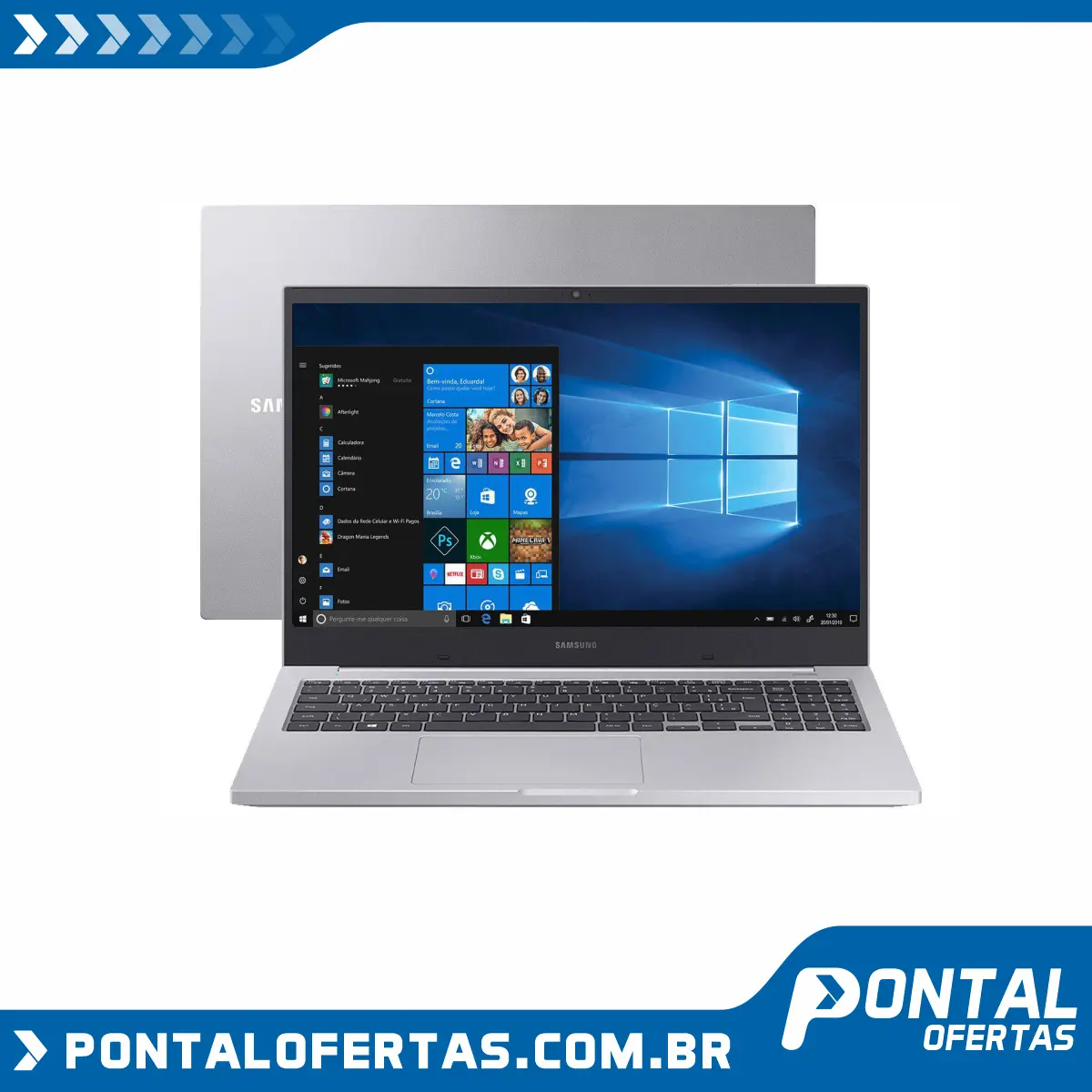 Notebook Samsung Book X50 Intel Core i7 8GB 1TB - 15,6” Placa de Vídeo 2GB Windows 10 Notebook Samsung Book X50 Intel Core i7 8GB 1TB - 15,6” Placa de Vídeo 2GB Windows 10