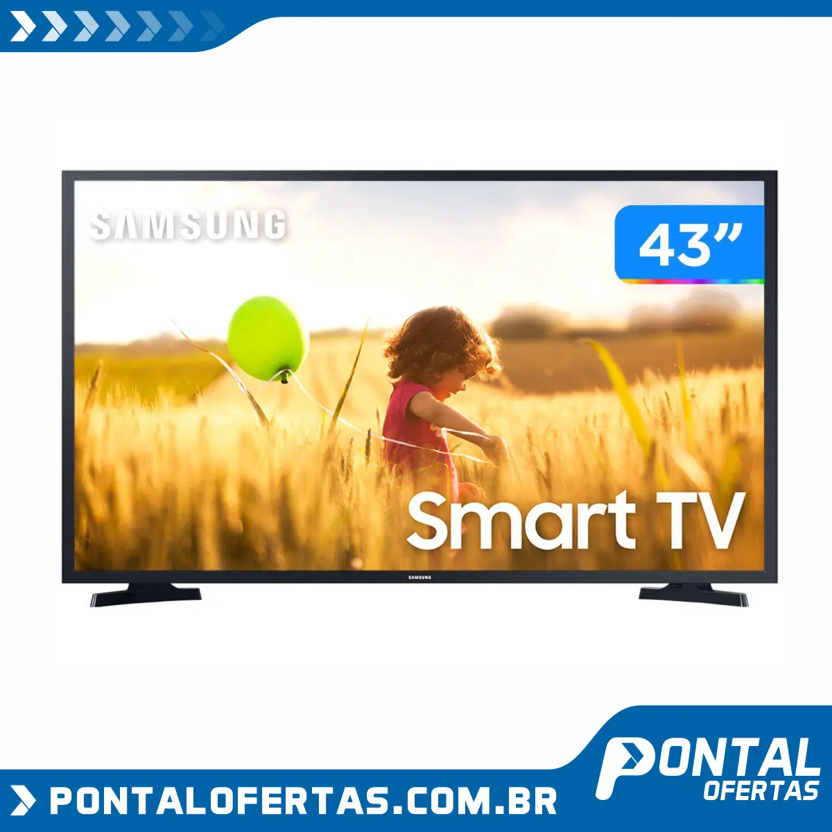 Smart TV Full HD LED 43” Samsung 43T5300A - Wi-Fi HDR 2 HDMI 1 USB Smart TV Full HD LED 43” Samsung 43T5300A - Wi-Fi HDR 2 HDMI 1 USB