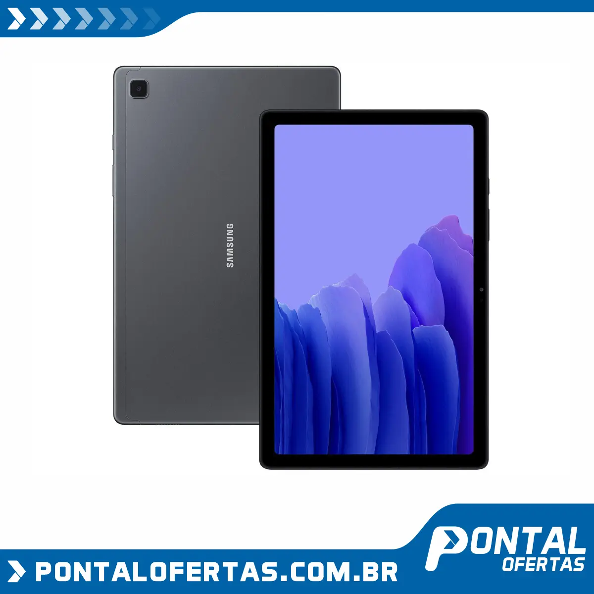 Tablet Samsung Galaxy Tab A7 10,4” 4G Wi-Fi 64GB - Android Octa-Core Câm. 8MP + Selfie 5MP Tablet Samsung Galaxy Tab A7 10,4” 4G Wi-Fi 64GB - Android Octa-Core Câm. 8MP + Selfie 5MP