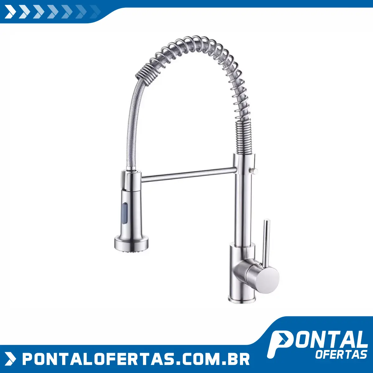 Torneira para Cozinha Gourmet de Mesa com Mola - Luxo Nell AM-01 Torneira para Cozinha Gourmet de Mesa com Mola - Luxo Nell AM-01