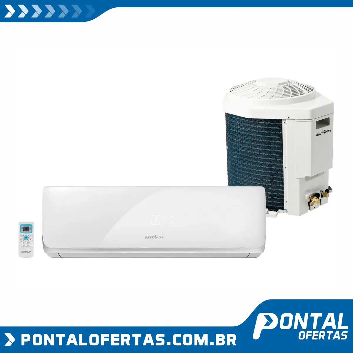 Ar-condicionado Split Britânia 12000 BTUs Frio - BAC12000TFM9 Ar-condicionado Split Britânia 12000 BTUs Frio - BAC12000TFM9