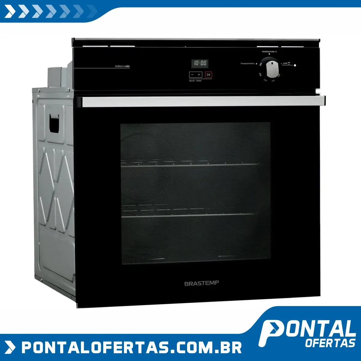 Forno de Embutir a Gás GLP Brastemp - Grill 78L BOA84 AERNA Forno de Embutir a Gás GLP Brastemp - Grill 78L BOA84 AERNA