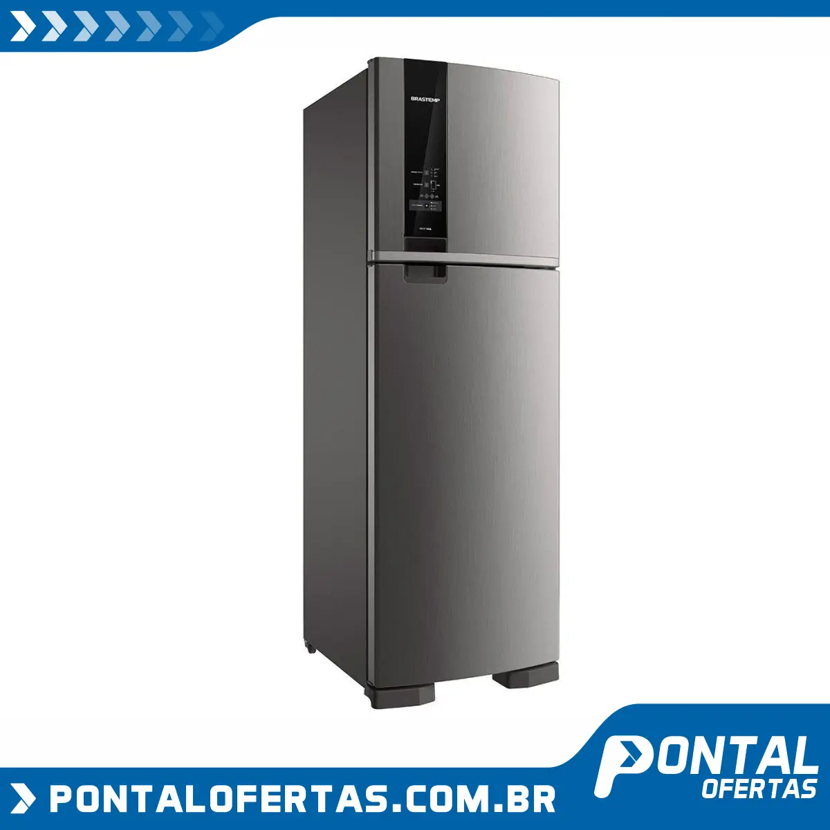 Geladeira/Refrigerador Brastemp Frost Free Evox - Duplex 400L BRM54 HKBNA Geladeira/Refrigerador Brastemp Frost Free Evox - Duplex 400L BRM54 HKBNA