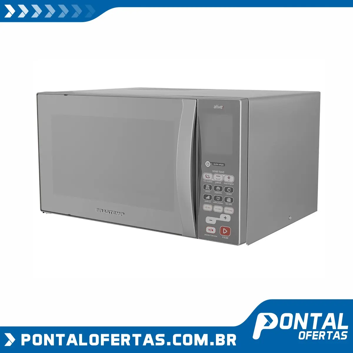 Micro-ondas Brastemp 38L com Grill Ative! - BMJ38 ARANA Micro-ondas Brastemp 38L com Grill Ative! - BMJ38 ARANA