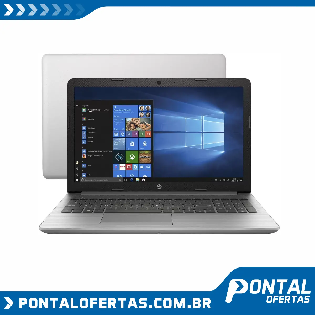 Notebook HP 250 G7 Intel Core i5 12GB 256GB SSD - 15,6” LED Windows 10 Notebook HP 250 G7 Intel Core i5 12GB 256GB SSD - 15,6” LED Windows 10