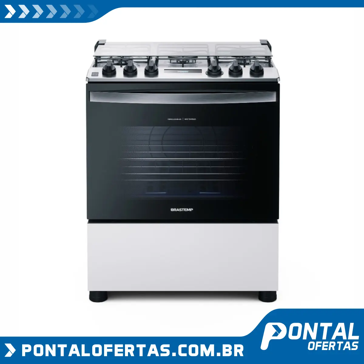 Fogão Brastemp 5 Bocas Branco Com Turbo Chama E Touch Timer Fogão Brastemp 5 Bocas Branco Com Turbo Chama E Touch Timer