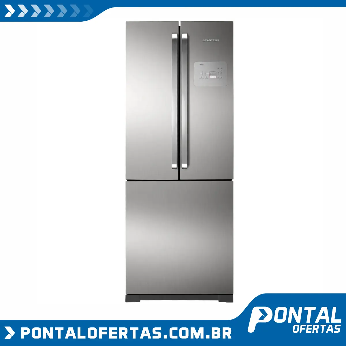 Geladeira Brastemp Frost Free Side Inverse 540 litros cor Inox com Ice Maker Geladeira Brastemp Frost Free Side Inverse 540 litros cor Inox com Ice Maker