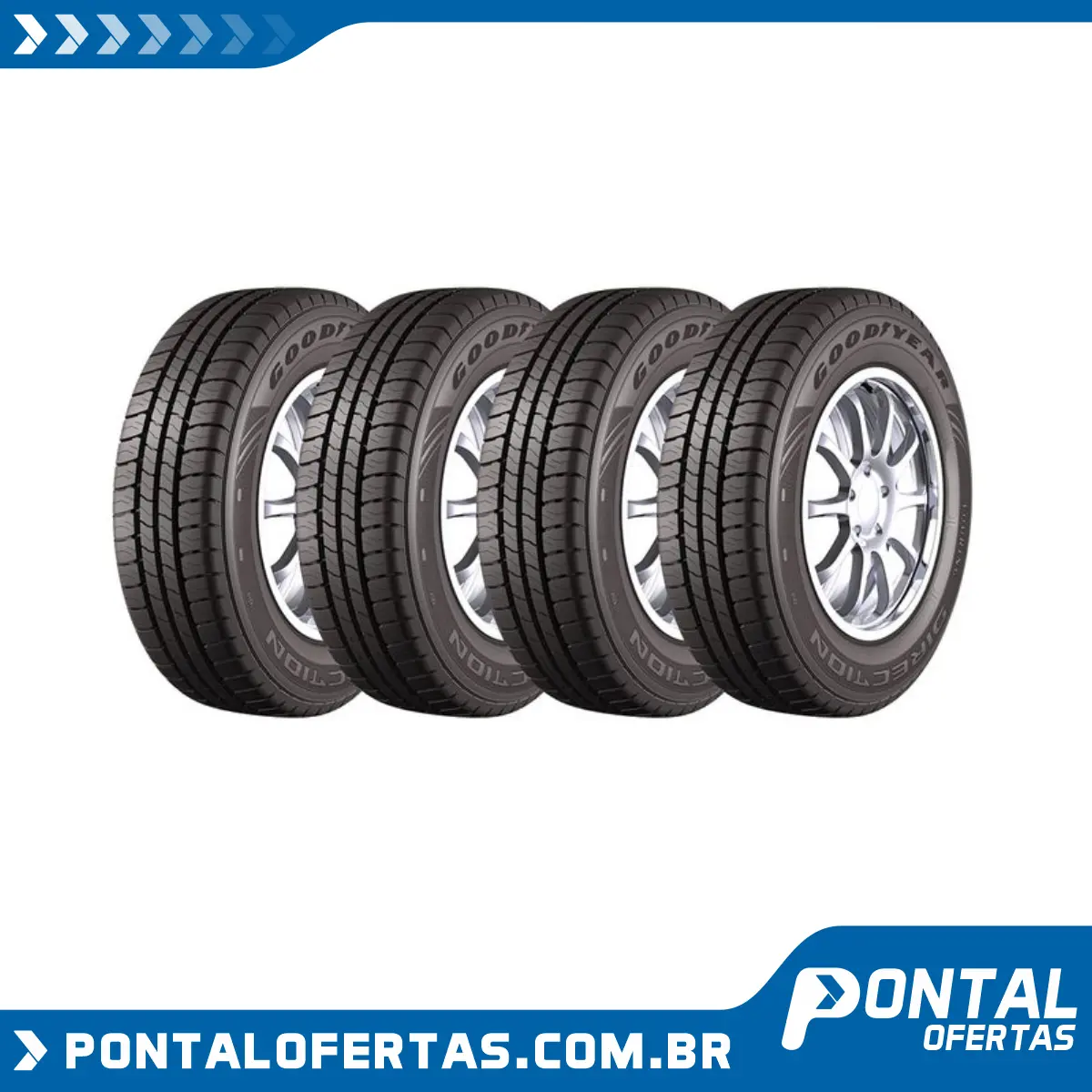 Kit 4 Pneus Goodyear Aro 14 175/65R14 Direction Touring Kit 4 Pneus Goodyear Aro 14 175/65R14 Direction Touring